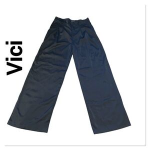 VICI Black Wide-Leg Pants size XL